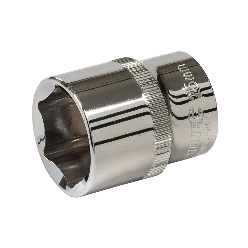 Socket 1/2" Drive 6pt Metric - 25mm