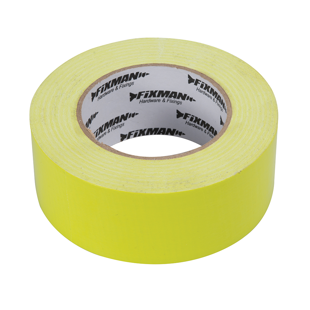 Heavy Duty Duct Tape Bright Yellow - 50mm x 50m