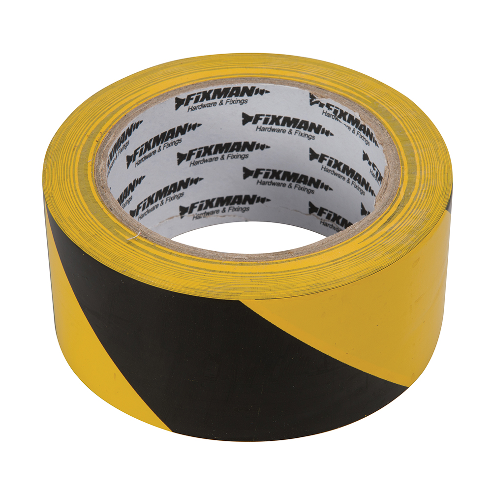 Hazard Tape - 50mm x 33m Black/Yellow