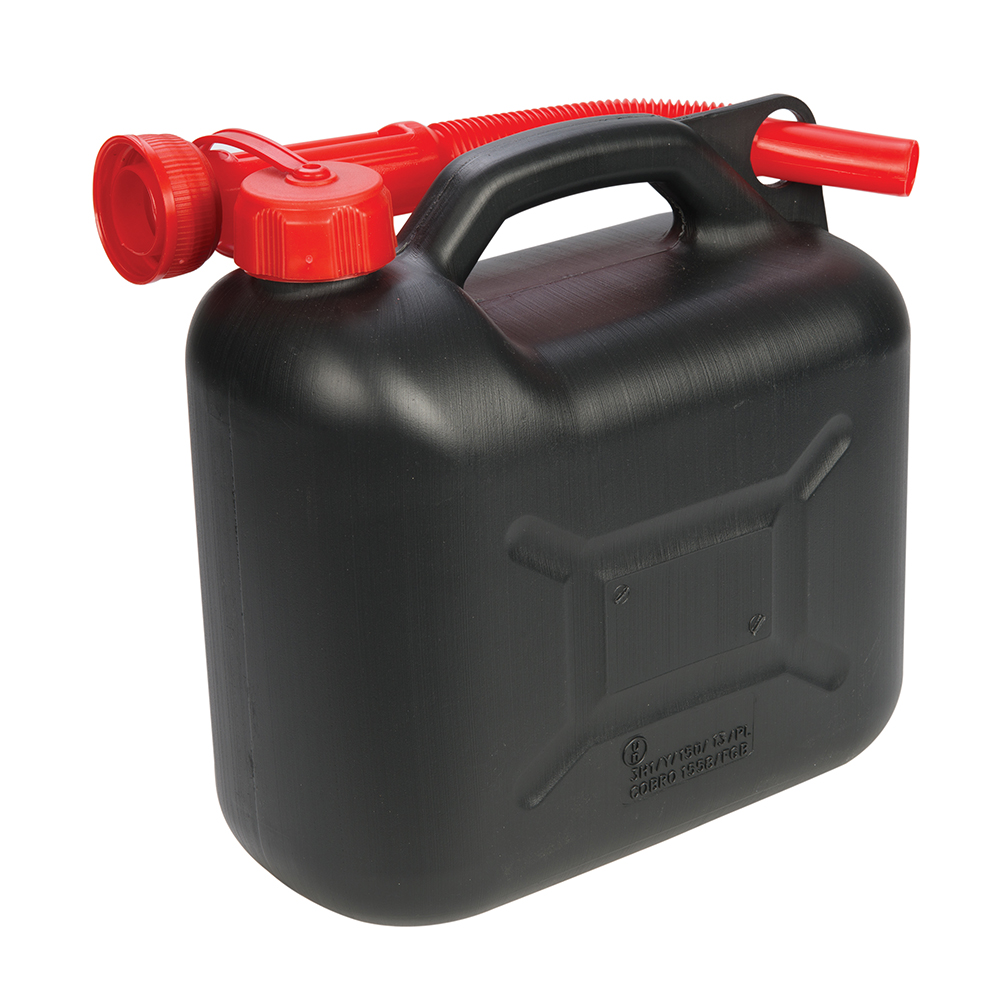 Plastic Fuel Can 5Ltr - Black