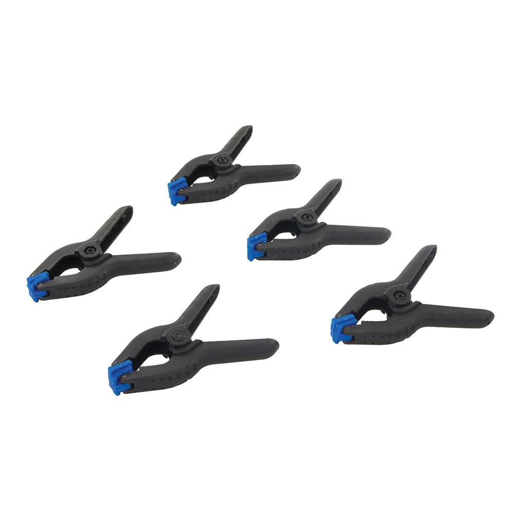 Spring Clamps 5pk - 65mm Length / 30mm Jaw