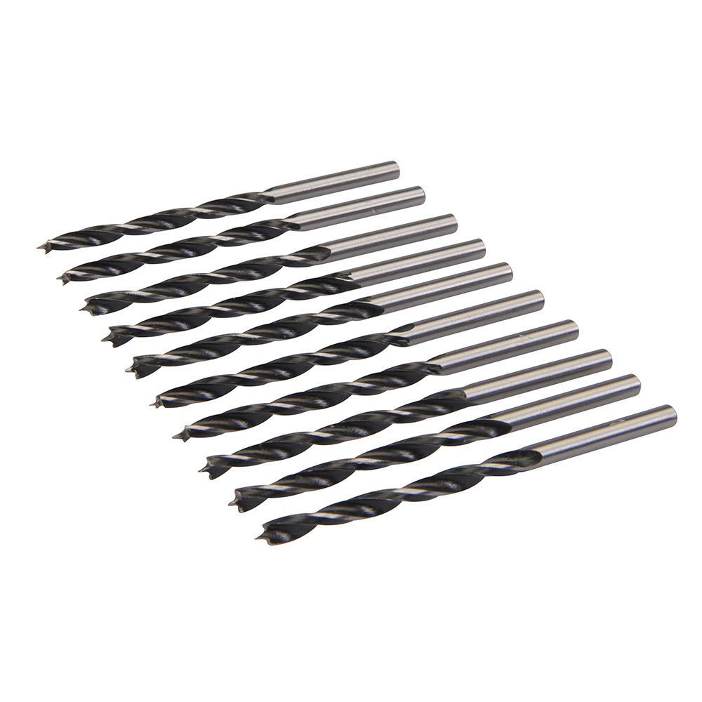 Lip & Spur Drill Bits - 4mm 10pk