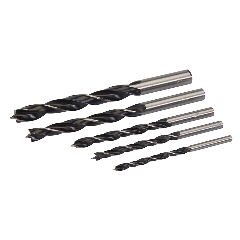 Lip & Spur Drill Bit Set 5pce - 4 - 10mm