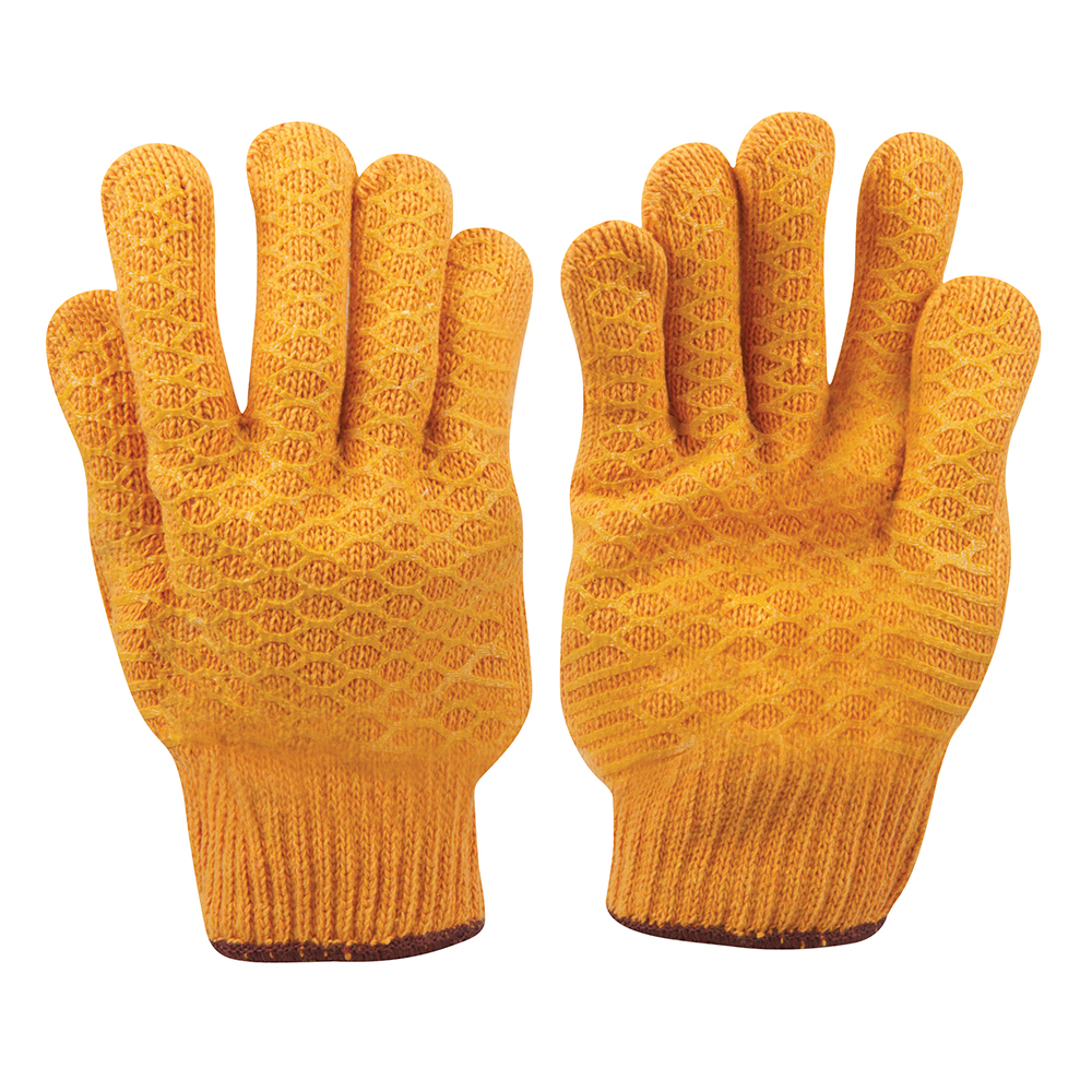 Yellow Gripper Gloves - L 9