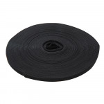 Self-Wrap Hook & Loop Tape Black - 10mm x 25m