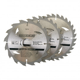 TCT Circular Saw Blades 16, 24, 30T 3pk - 160 x 30..