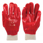 Red PVC Gloves - L 9