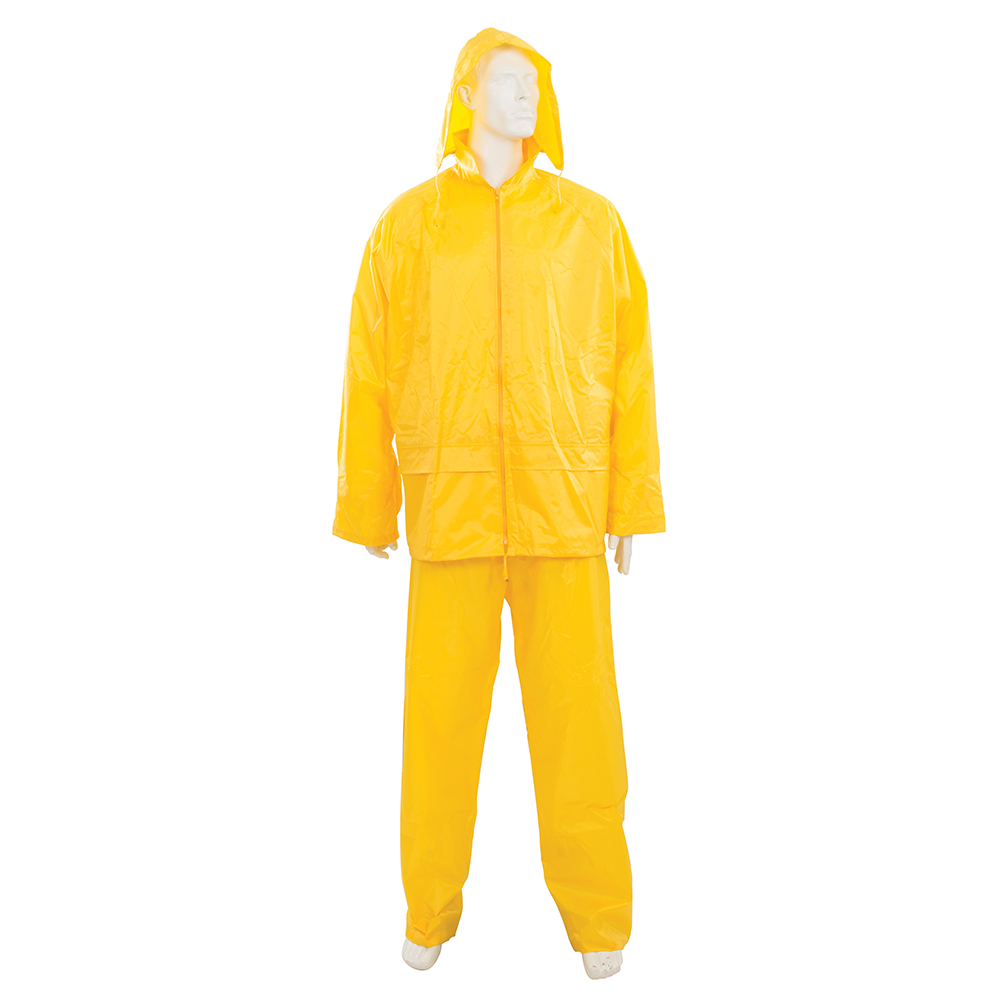 Rain Suit Yellow 2pce - L 32"W (56 - 116cm)