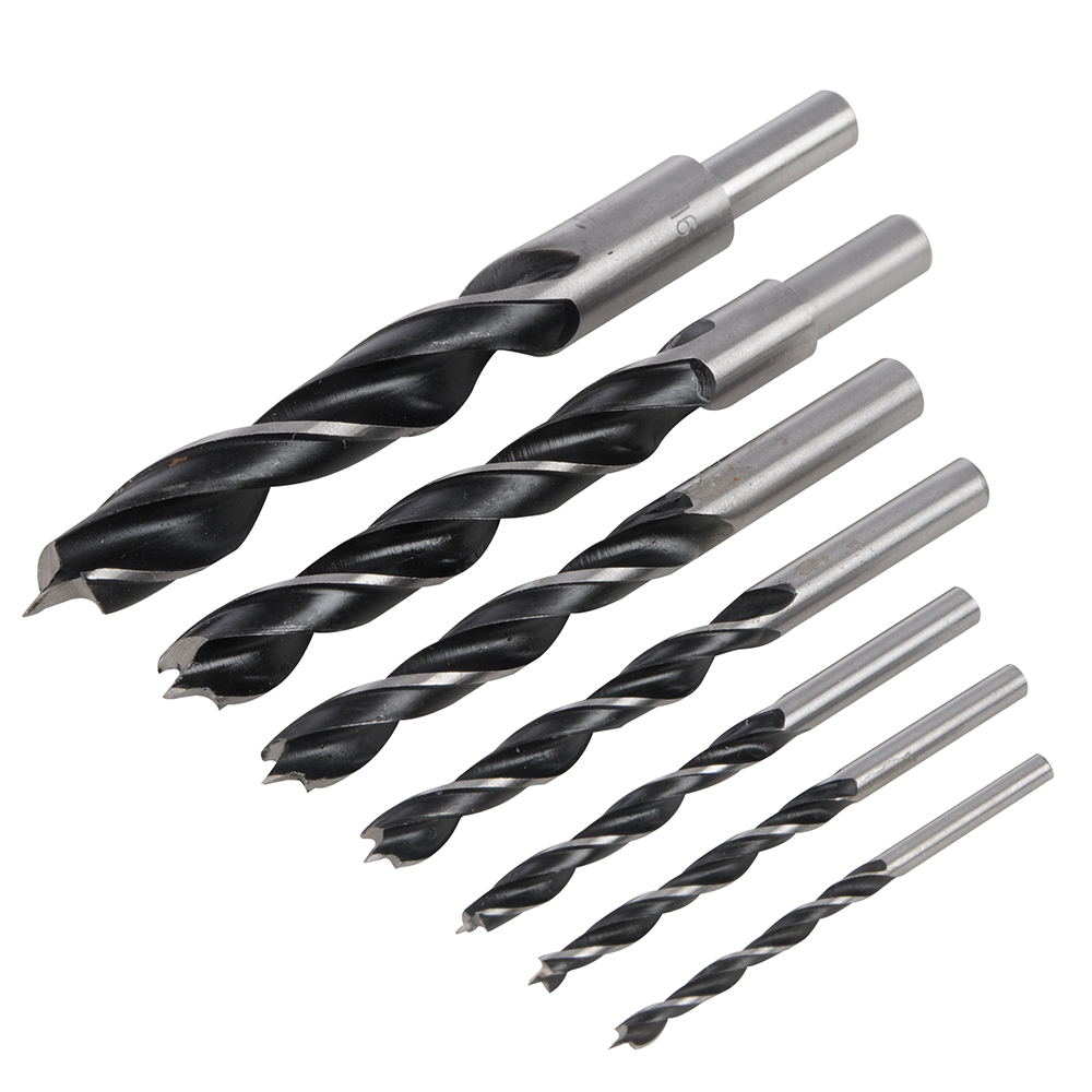 Lip & Spur Drill Bit Set 7pce - 4 - 16mm