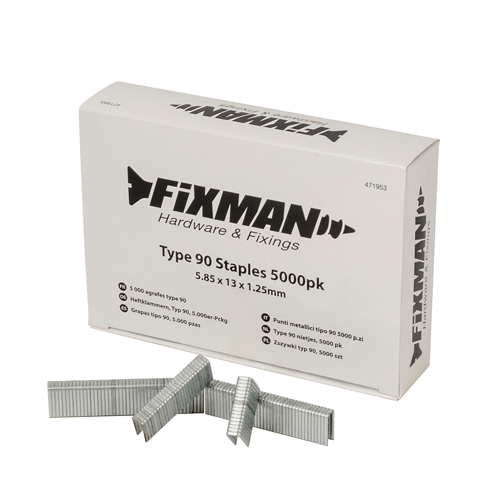 Type 90 Staples 5000pk - 5.80 x 13 x 1.25mm