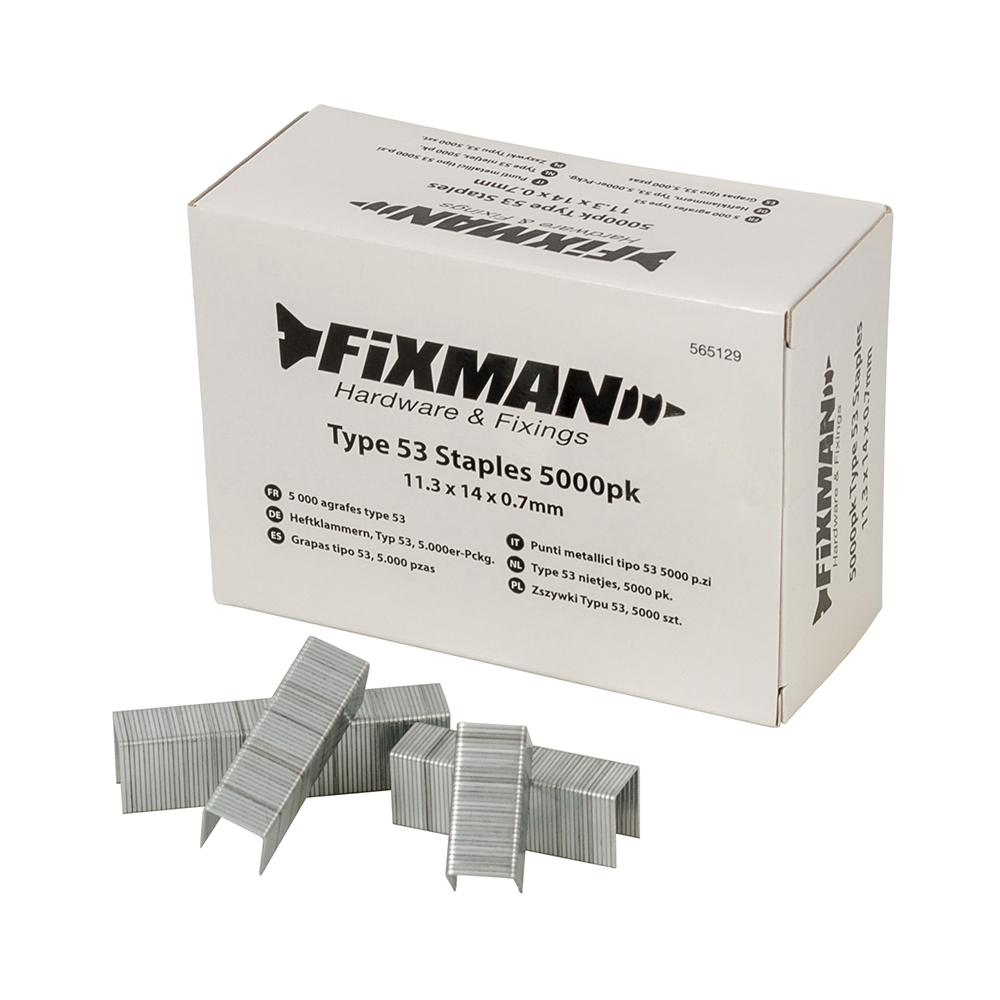 Type 53 Staples 5000pk - 11.25 x 14 x 0.75mm