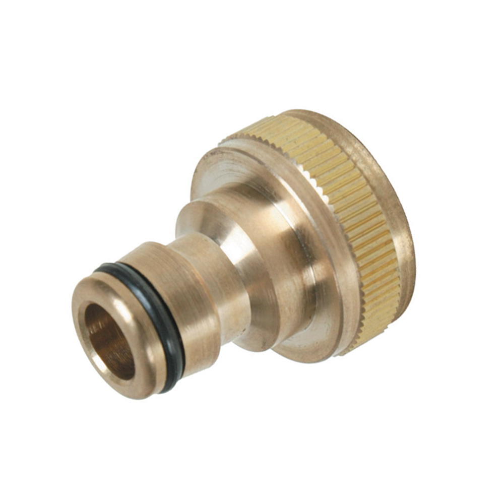 Tap Connector Brass - 3/4" BSP - 1/2" Male