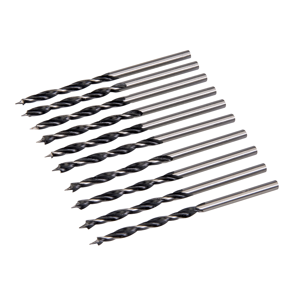 Lip & Spur Drill Bits - 3mm 10pk