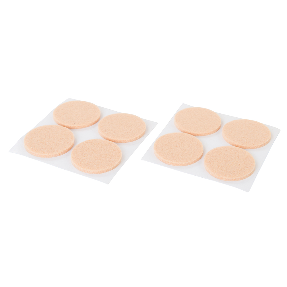 Self-Adhesive Felt Pad Protectors 8pk - 38mm Round