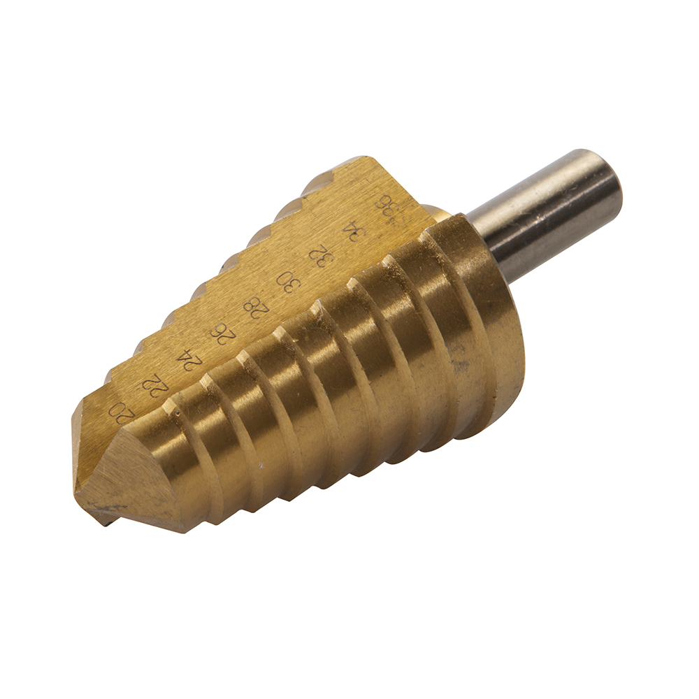 Titanium-Plated HSS Step Drill - 20 - 36mm