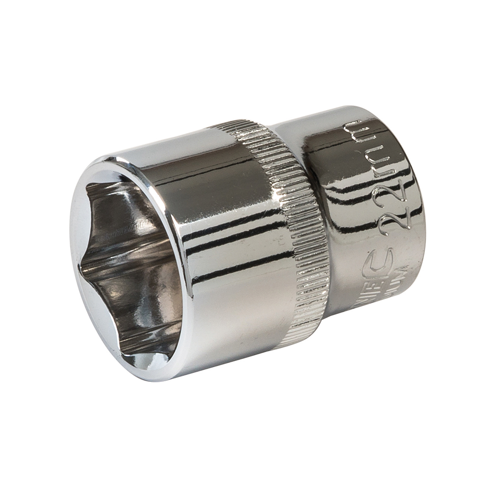 Socket 1/2" Drive 6pt Metric - 22mm