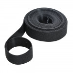 Self-Wrap Hook & Loop Tape Black - 25mm x 5m