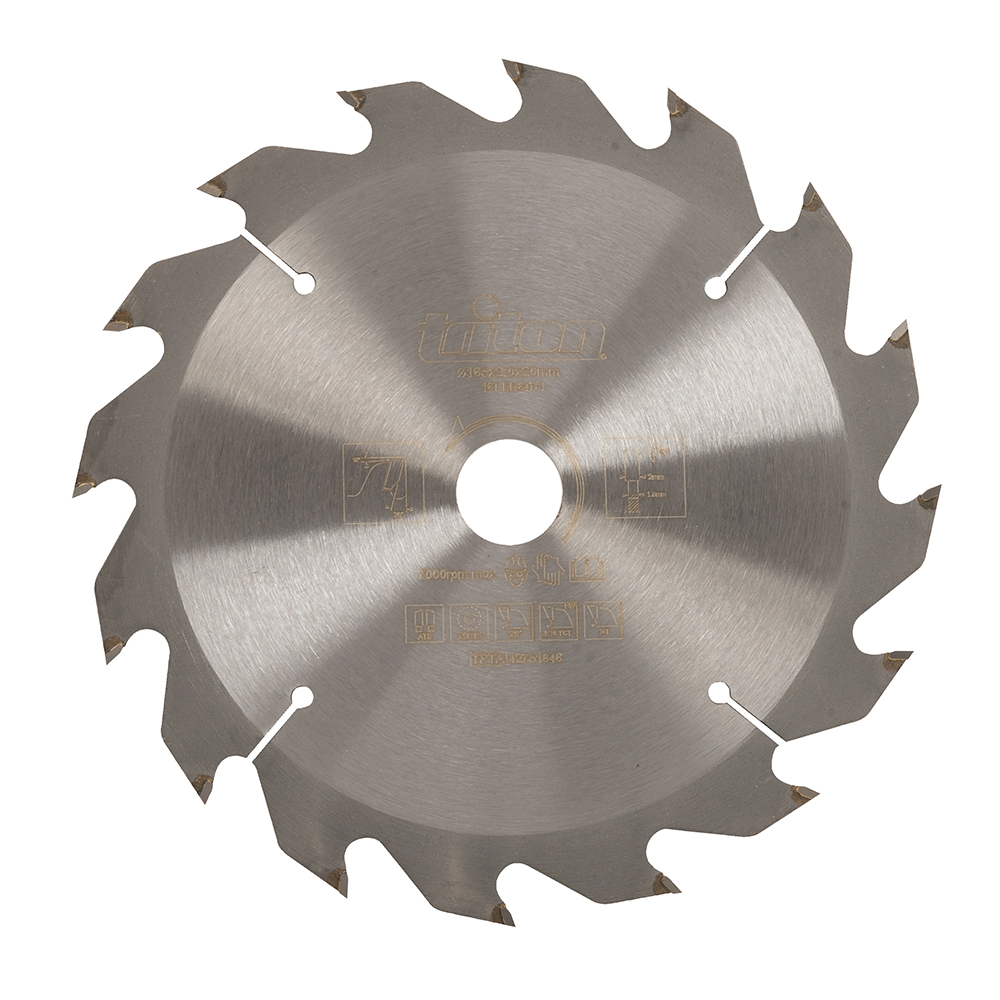 Cordless Construction Saw Blade - 165 x 20mm 16T