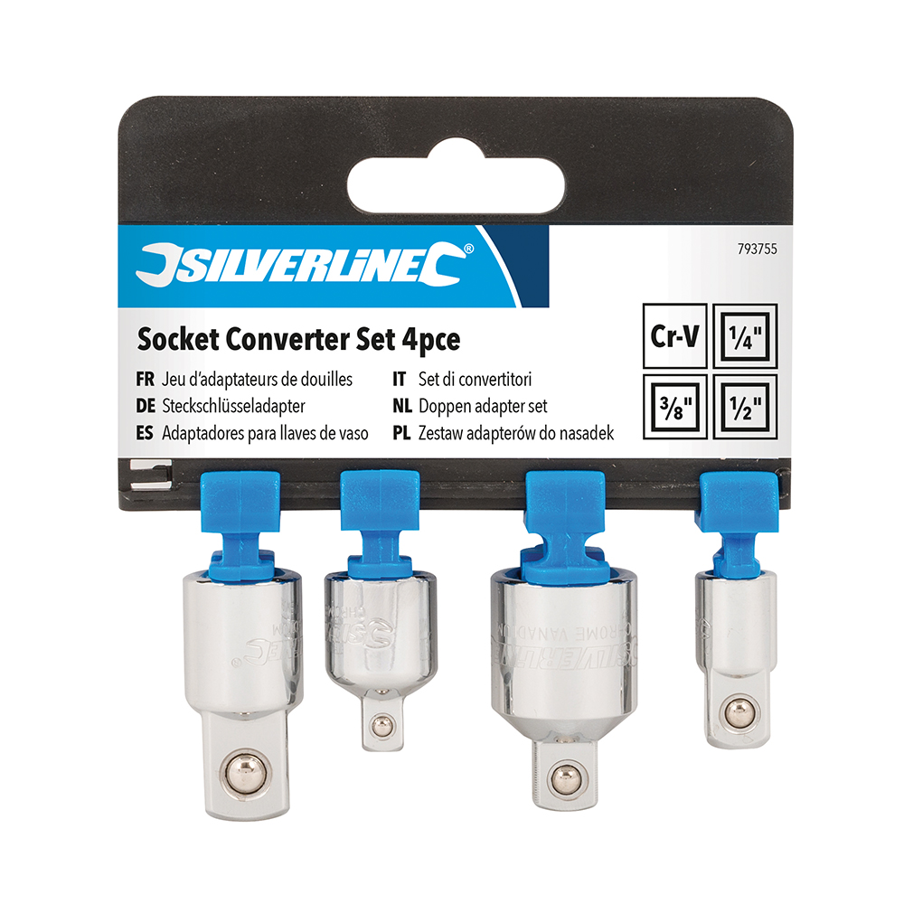Socket Converter Set 4pce - 4pce