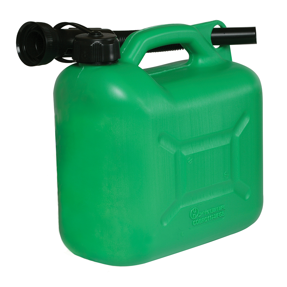 Plastic Fuel Can 5Ltr - Green