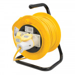Cable Reel 16A 110V Freestanding - 2-Gang 25m