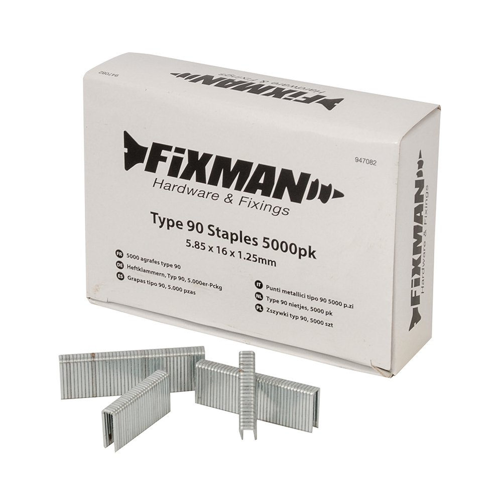 Type 90 Staples 5000pk - 5.80 x 16 x 1.25mm