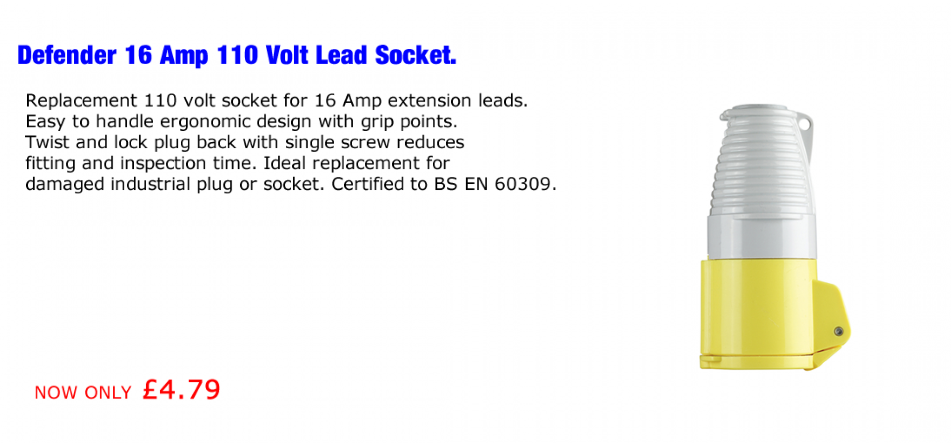 110V Defender Socket
