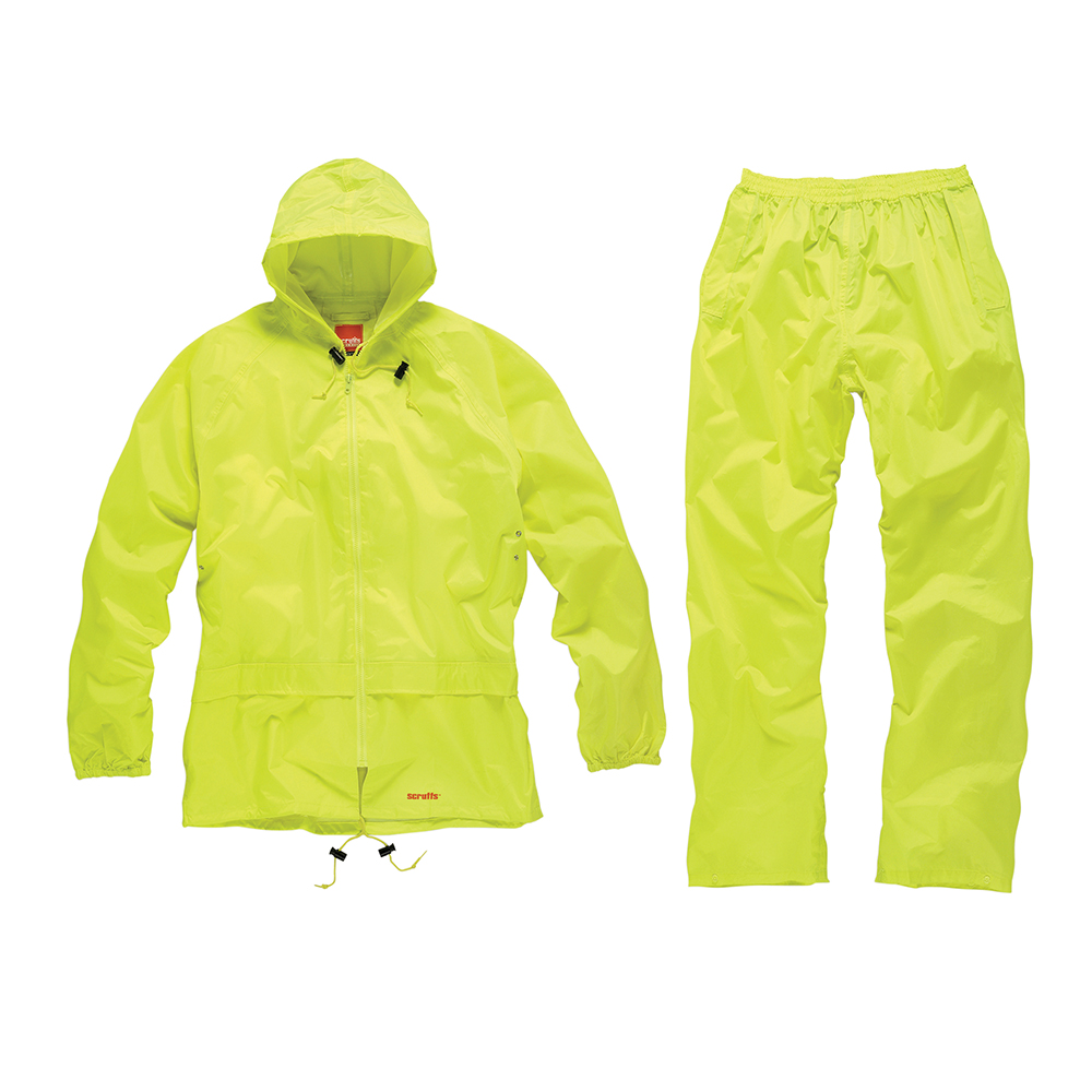 2-Piece Waterproof Suit Yellow - XL