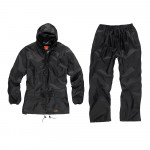 2-Piece Waterproof Suit Black - L