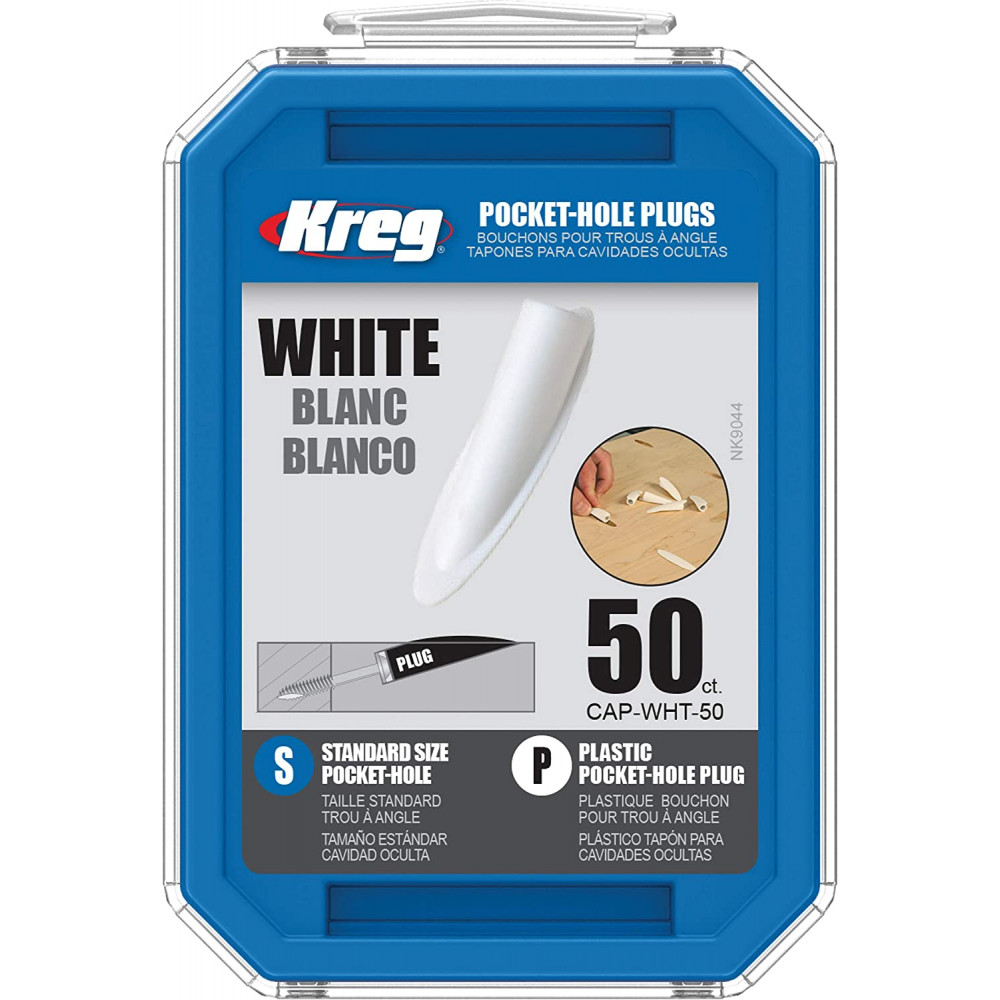 Kreg Plastic Plugs - White