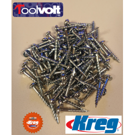 Kreg 38mm Loose Zinc Pocket-Hole Screws Washer Head Coarse - No.8 x 1-1/2" 100pk