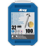 Kreg Zinc 32mm Pocket-Hole Screws Washer Head Fine - No.7 x 1-1/4" 100pk